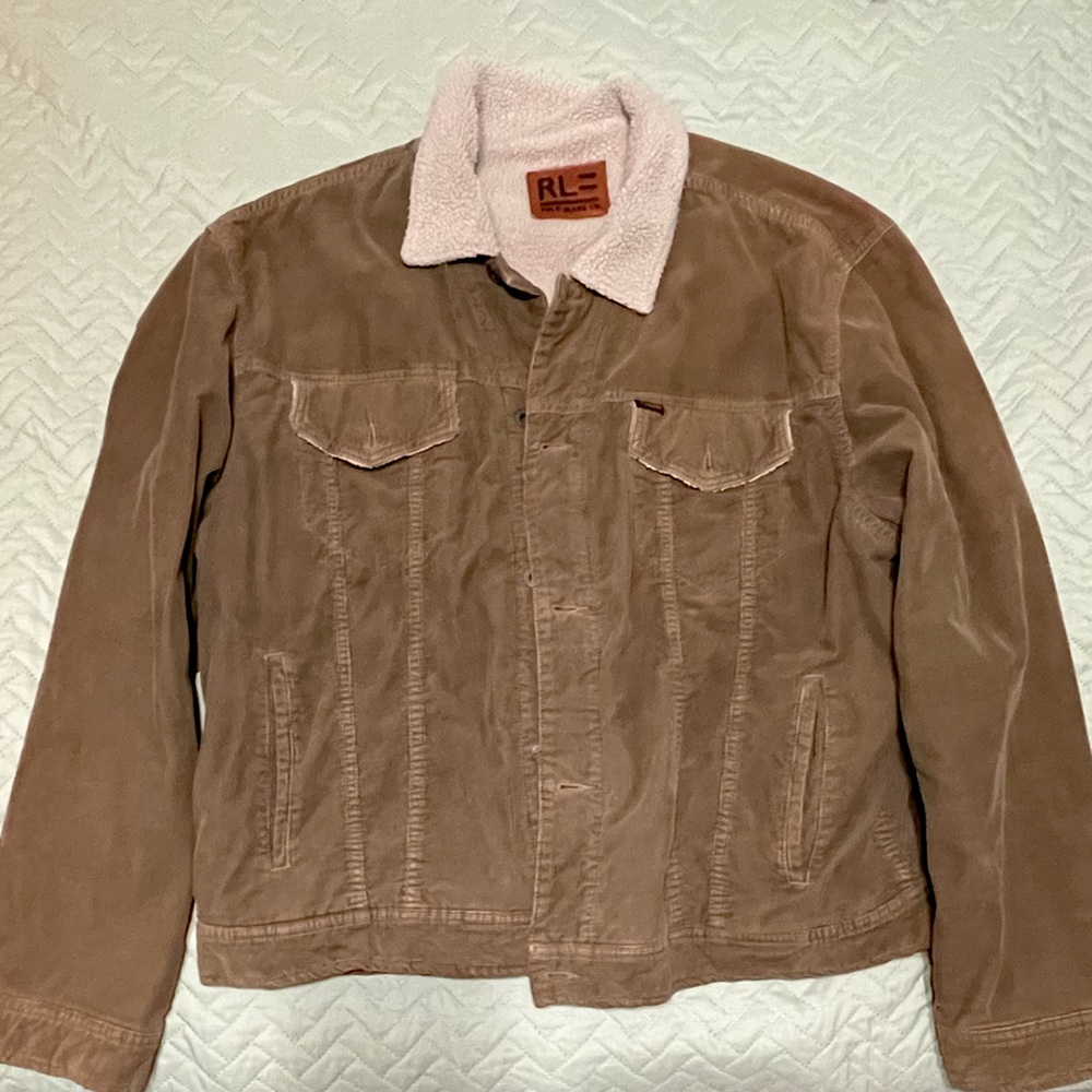 VINTAGE Mens Polo Jacket size XL